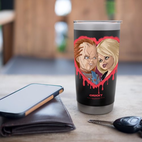 Chucky & Tiffany Bleeding Heart Stainless Steel Insulated Tumbler