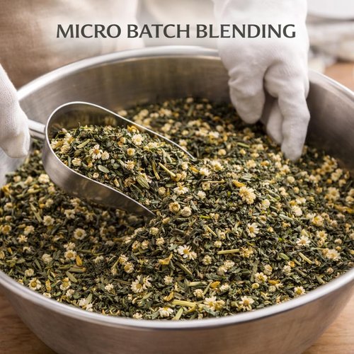 Sancha Tea Boutique, Chamomile Green Tea, Green Teas for Stress & Anxiety, Finest Bed time & Night Time, 100g Loose Leaves, Floral & Vegetal Notes