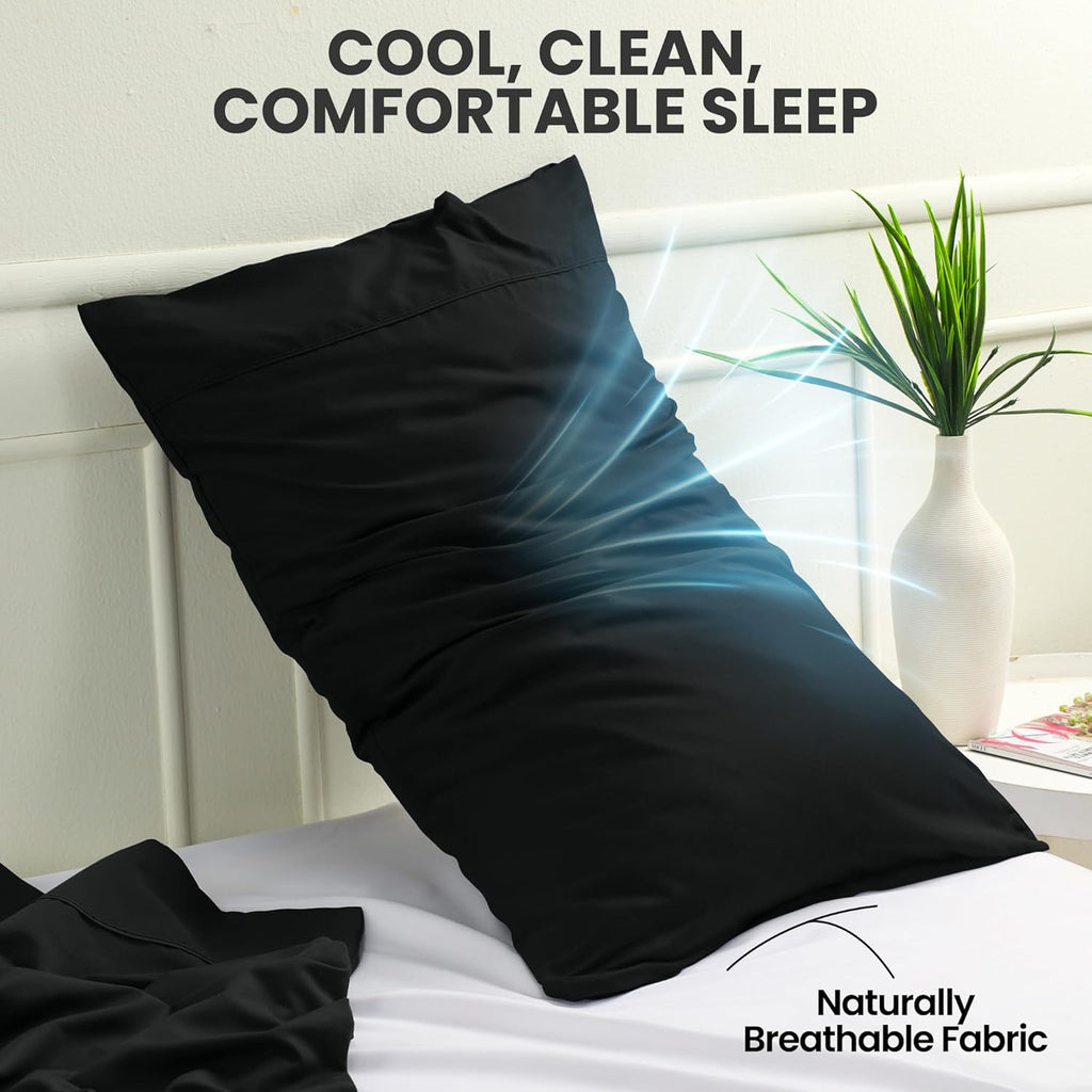 Utopia Bedding Pillow Cases - Soft Brushed Microfiber 2-Pack | Oeko-TEX Certified, 20x30 Inches (Grey)