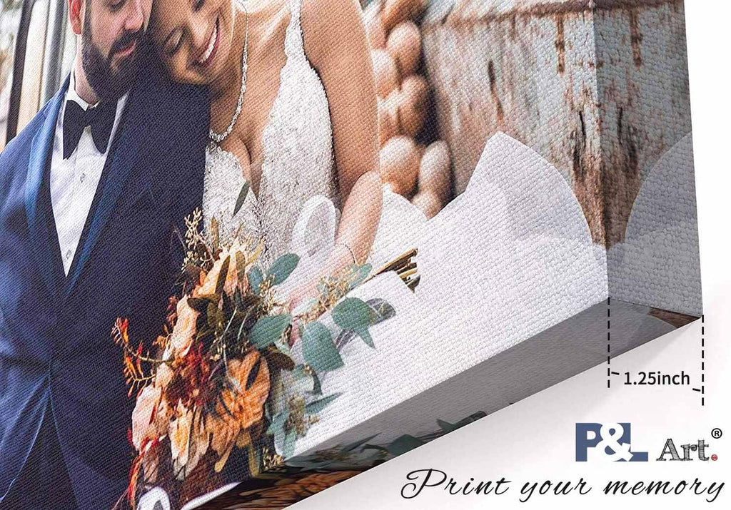 Skiennix Personalized Canvas Prints - Custom Framed Wall Art (12x16) | Transform Your Photos into Stunning Decor
