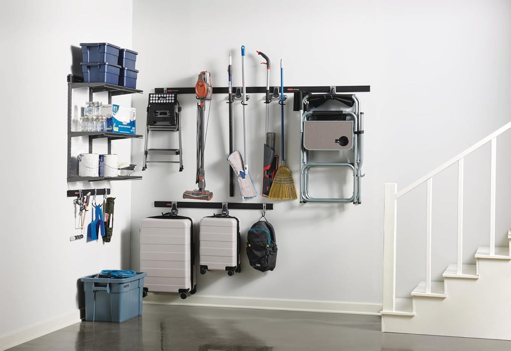 Rubbermaid Fasttrack 3-Shelf Storage Kit - 36"x12" | 350 lbs Capacity for Home, Garage & Workshop Organization