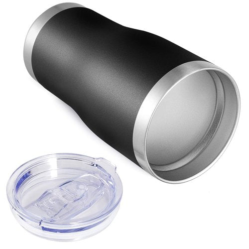 VEGOND 20oz Tumbler Stainless Steel Tumbler Cup with Lid And Straw Vacuum Insulated Double Wall Travel Coffee Mug(Black 12 Pack)