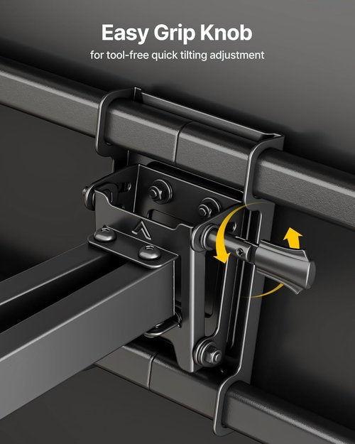 monTEK Heavy-Duty Full Motion TV Wall Mount Bracket - Supports 50-100" TVs Up to 200 lbs | Tool-Free Tilt & Swivel, Max VESA 900x600