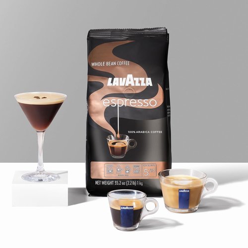 Lavazza Espresso Whole Bean Coffee - Medium Roast, 100% Arabica, 2.2 lb Bag