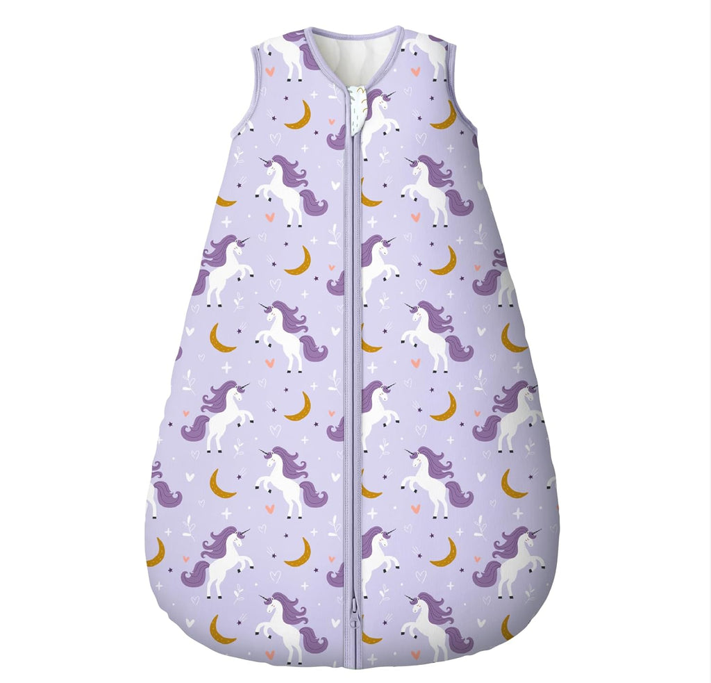 Yoofoss Baby Sleep Sack - 100% Organic Cotton Wearable Blanket for 6-12 Months | TOG 2.5, 2-Way Zipper, Warm & Comfy