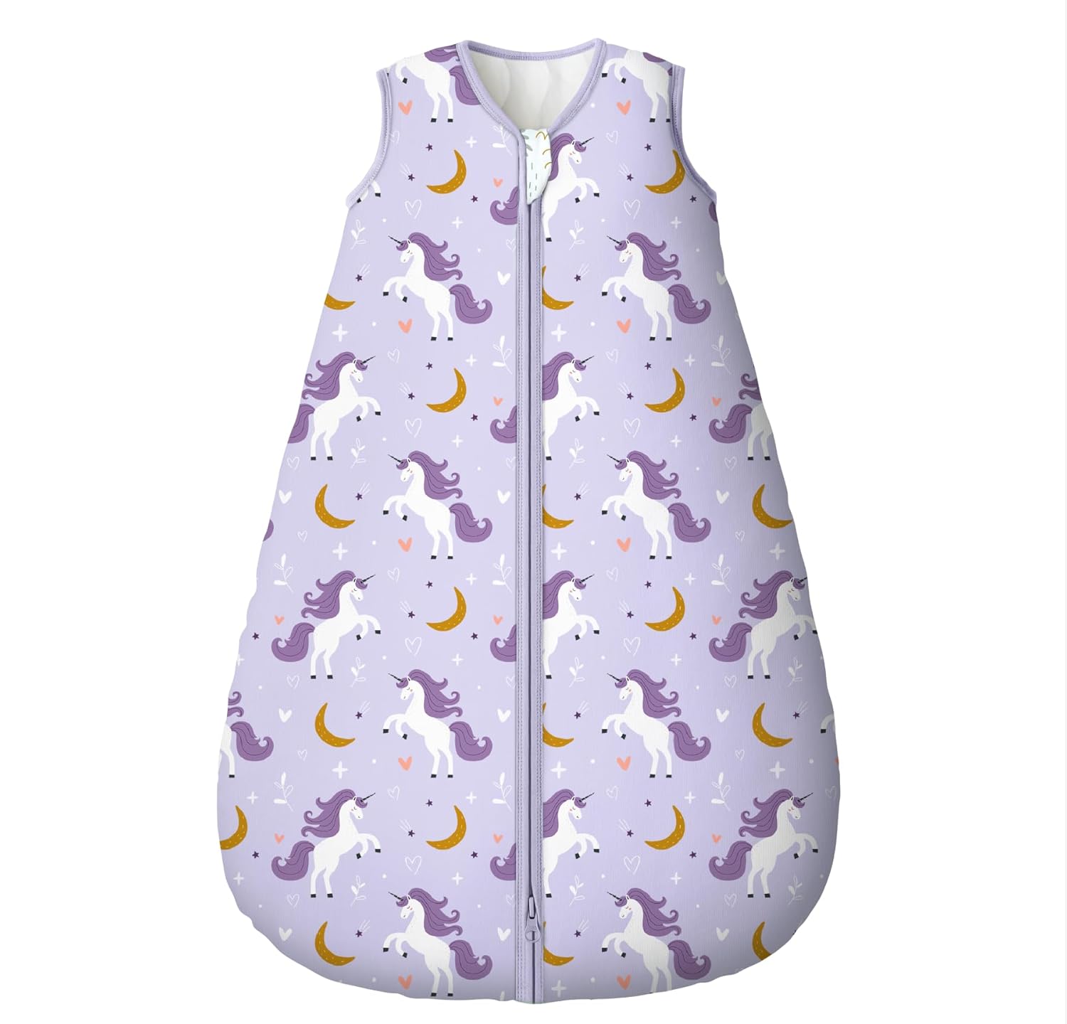 Yoofoss Baby Sleep Sack - 100% Organic Cotton Wearable Blanket for 6-12 Months | TOG 2.5, 2-Way Zipper, Warm & Comfy