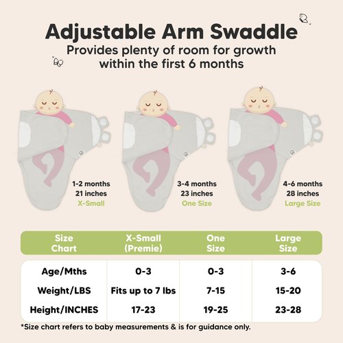 3-Pack Organic Baby Swaddle Sleep Sacks - Swaddles for Newborns, Infant 0-3 Months, Baby Girls, Boys, Soft & Snug Newborn Sleep Sack, Nursery Swaddling Blankets (The Wild, OS)