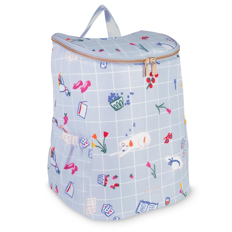 kate spade new york Insulated Backpack Cooler Large Capacity, Portable Soft Cooler Bag for Picnics, Beach, Pool, Hiking (Park Picnic)