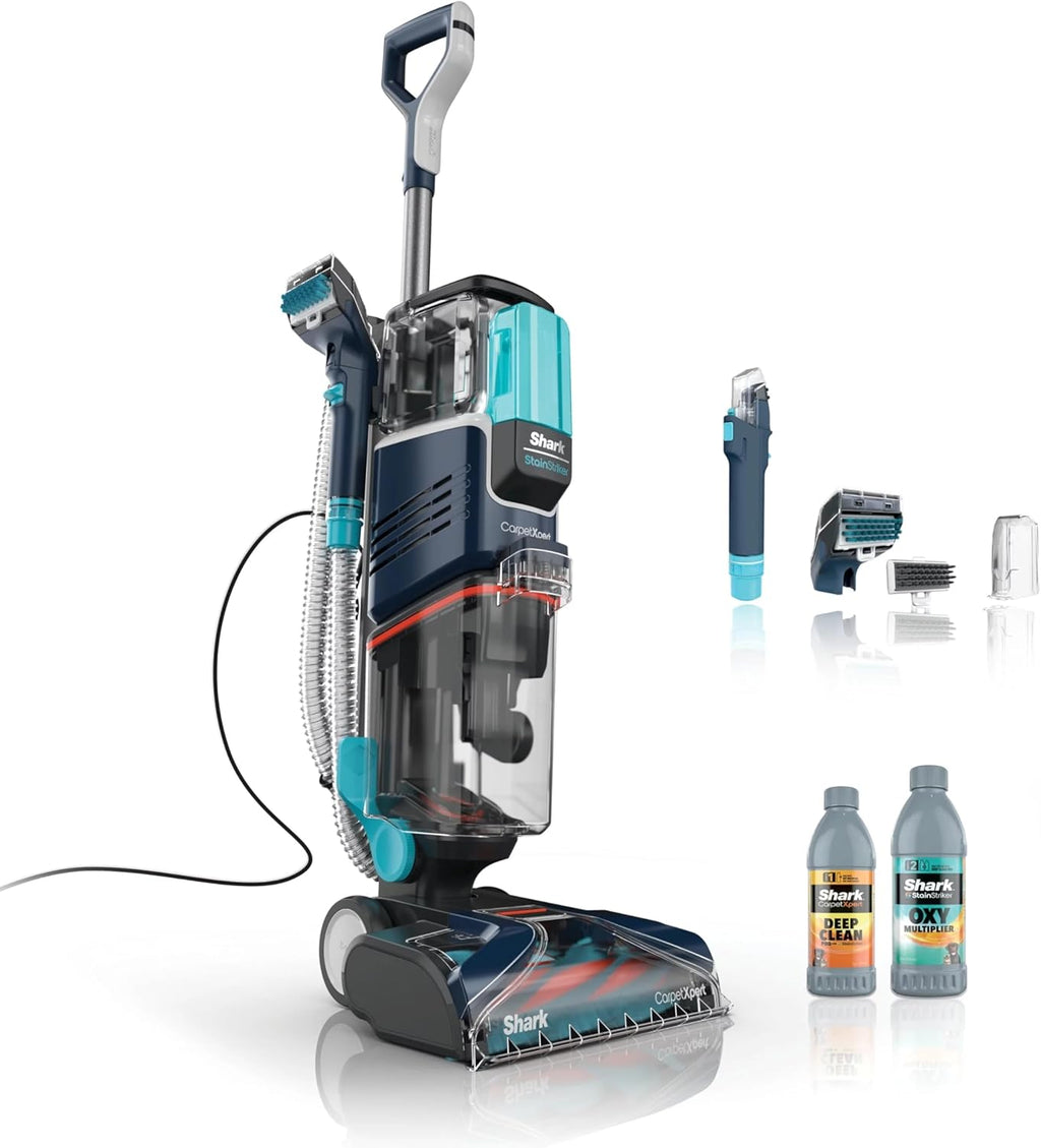 Shark CarpetXpert Upright Carpet & Upholstery Cleaner - Stain Striker Technology | Navy
