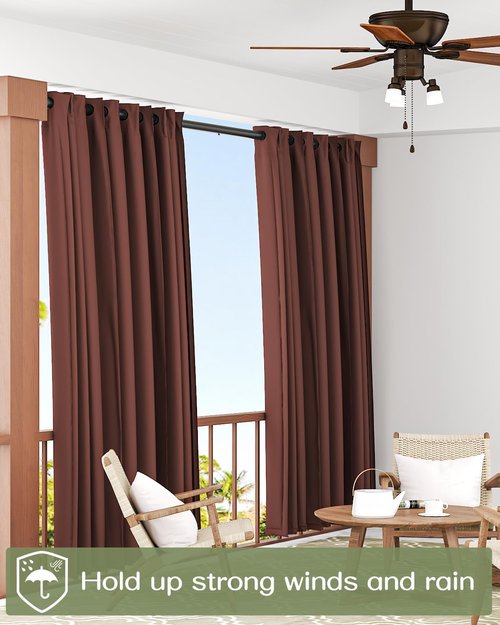 ALLZONE Tension Curtain Rod - Adjustable Heavy Duty No-Drill Design | 83-123 Inches, Black
