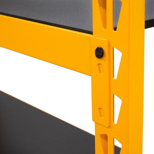 DEWALT Heavy-Duty 4-Foot Industrial Storage Rack - 3 Shelves, Metal Shelving, 4,500 lb Capacity