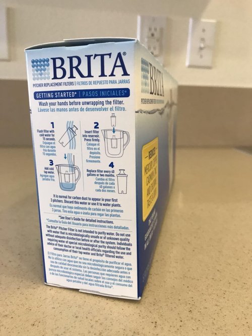 Brita Standard Water Filter | BPA-Free Replacement Filters for Pitchers - 5 Count