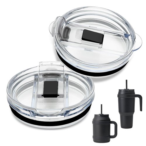 2Pcs Tumbler Lid Replacement Compatible With Reduce 40oz 50oz, Accessories for Reduce Tumbler Cup, Bpa-Free, Reusable Replacement Lid