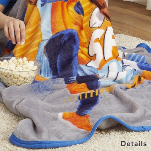 Space Jam Kids Bedding Super Soft Silk Touch Throw, 40 in x 50 in, (Official Licensed Product)