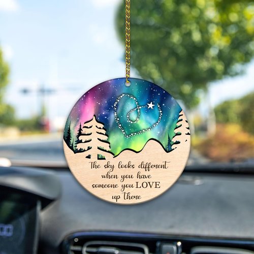 Hyturle Memorial Christmas Ornaments - Suncatcher for Remembering Loved Ones | Sympathy Gifts for Mom & Dad