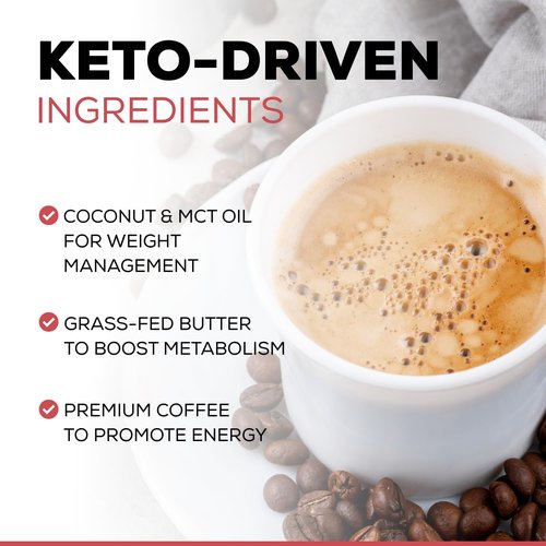 Vilorenz Mushroom-Keto Coffee. NO AFTER TASTE. Organic Adaptogenic Mushrooms, Grass Fed Butter and MCT Oil for Keto lifestyle. Premium Instant Arabica Beans, Medium Roast. 100% COFFEE TASTE