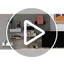 9-Inch Acrylic Floating Wall Shelves, Set of 2 Adhesive Display Ledges