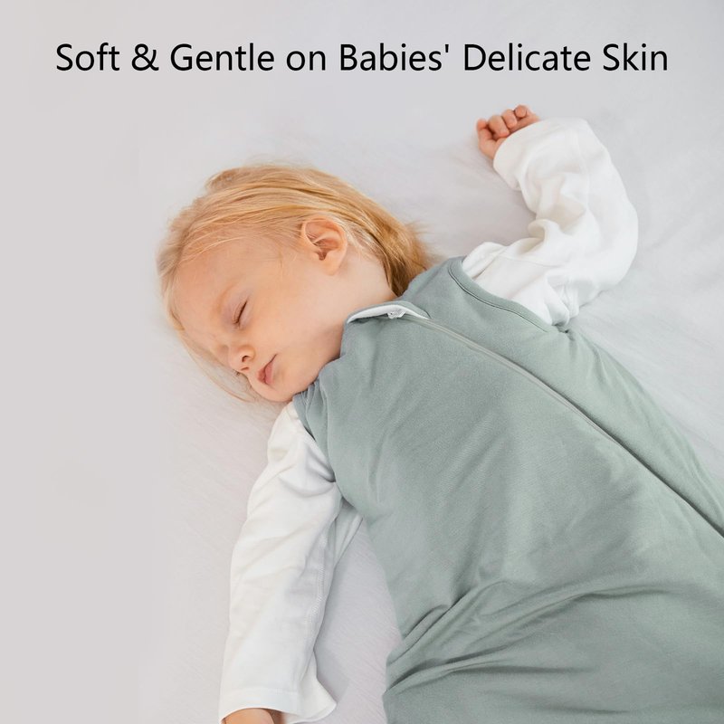 Rayon Made from Bamboo Sleep Sack 24-36 Months 1.0 Tog Ultra Soft Baby Wearable Blanket Toddler Sleeping Sack 2t-3t for Babies Unisex 2-Way Zipper 3t Baby Sleeping Bag Lightweight Extra Large Long XXL