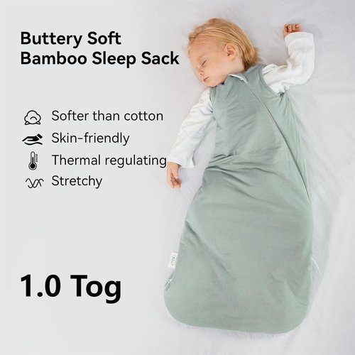 BubblePanda Sleep Sack & Baby Onesie Set | Ideal for 6-12 Months, Soft & Cozy Comfort