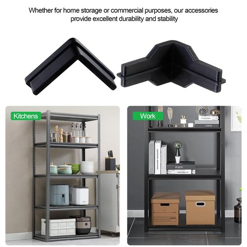 YINARONG Post Insert Corner Connector, Feet, and Caps Compatible Shelving - Durable, Easy Installation, Compatible with Costco, Shelving Units
