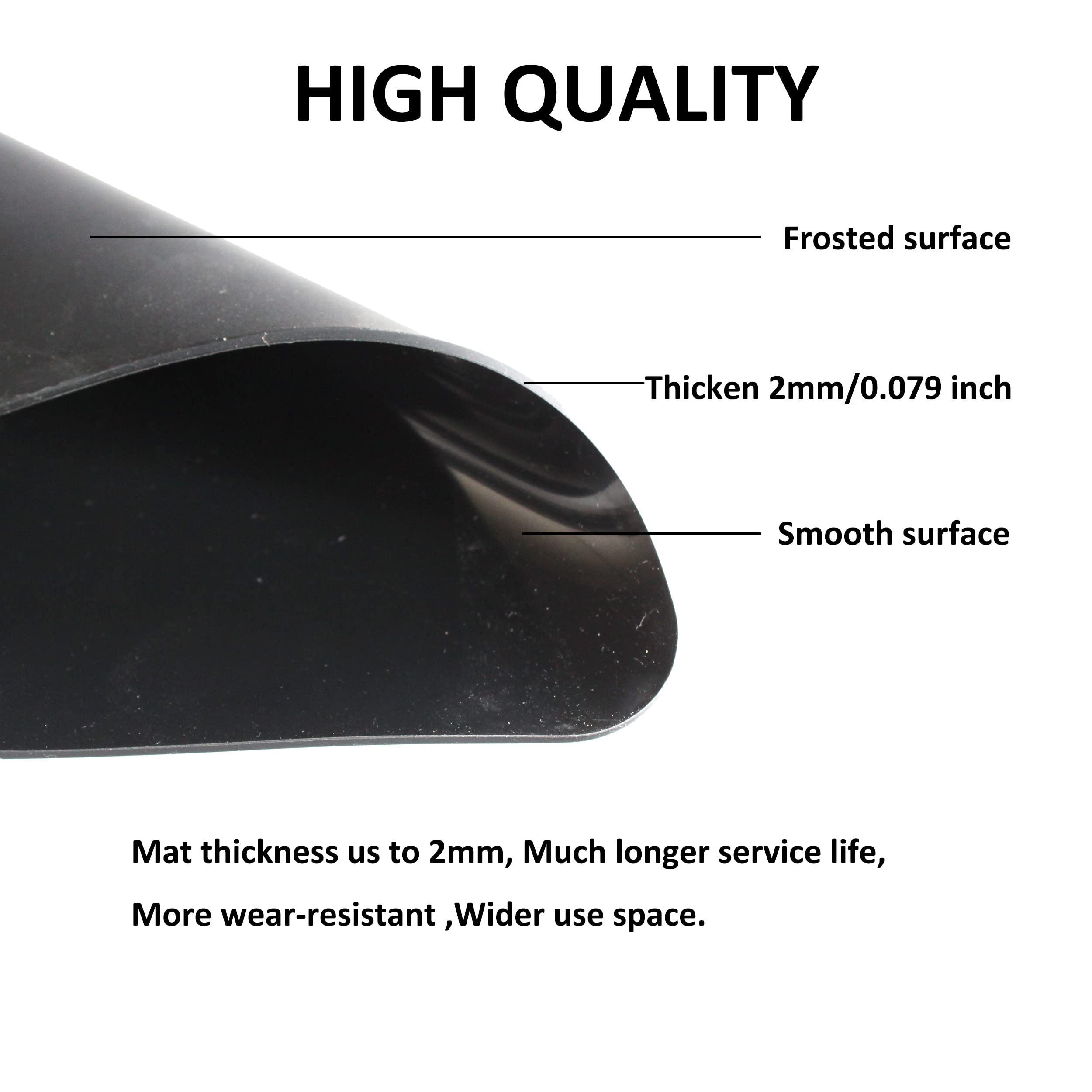 Extra-Large Silicone Craft & Baking Mat – 31.5x19.8 Inches, Non-Slip, Easy to Clean, Dual-Texture Surface for Crafting, Kneading, and Noise Reduction