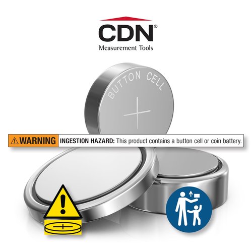 CDN Waterproof Digital Cooking Thermometer Instant Read 2.75" Stainless Shatterproof Ideal for Meat, Poultry, BBQ NSF Certified DT450X