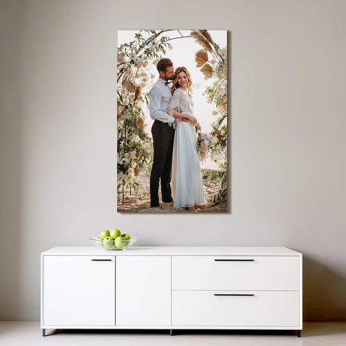 Custom Canvas Prints by [Brand Name] - Personalized Wall Art for Weddings, Family, and Pets | 24x40 Wrapped Frame