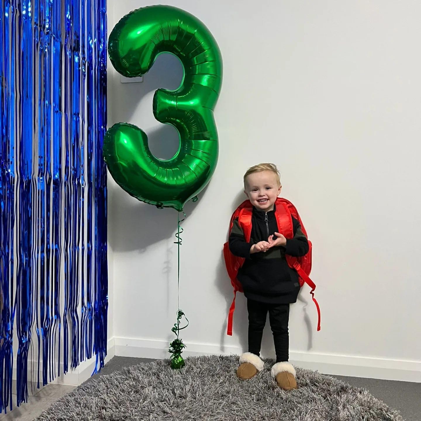 Number 6 Balloon - 40 Inch Green Balloon for St. Patrick's Day Party Decorations