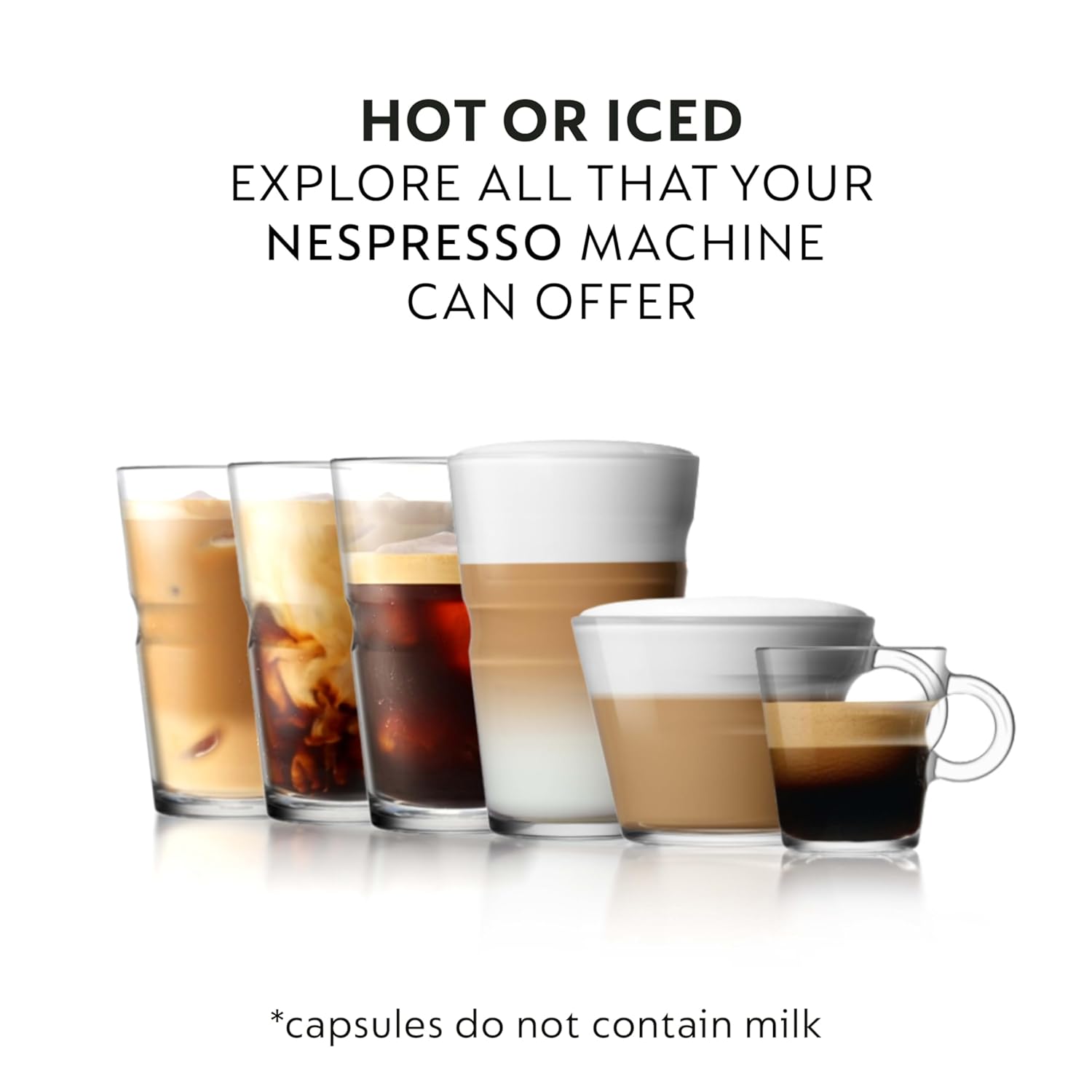 Nespresso Vaniglia Espresso Coffee Capsules - Medium Roast, 50 Count Pods for Rich Flavor