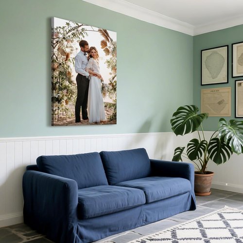 Custom Canvas Prints by [Brand Name] - Personalized Wall Art for Weddings, Family, and Pets | 24x40 Wrapped Frame