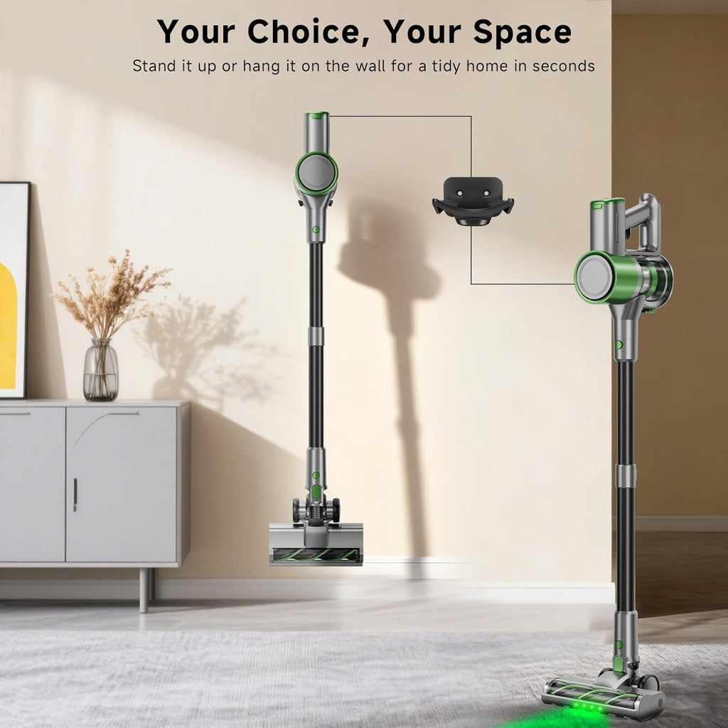 Skiennix Cordless Stick Vacuum Cleaner - Lightweight Handheld Design with 45-Minute Battery Life | Ideal for Pet Hair & Hardwood Floors