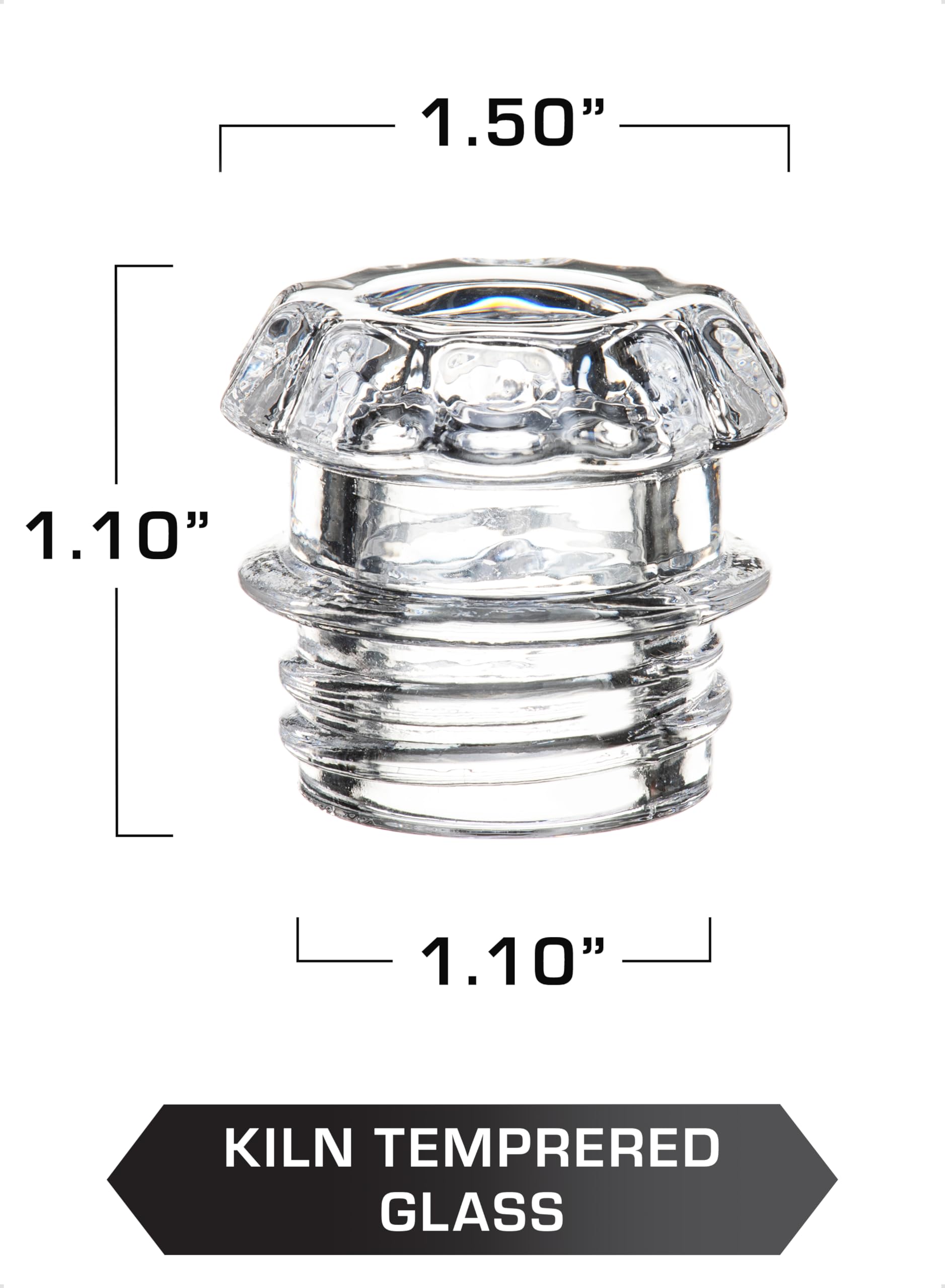 COLETTI Coffee Percolator Glass Top Replacement - (Pack of 1)