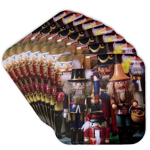 3dRose Florene Nutcracker Collection Coaster, Soft, Set of 8