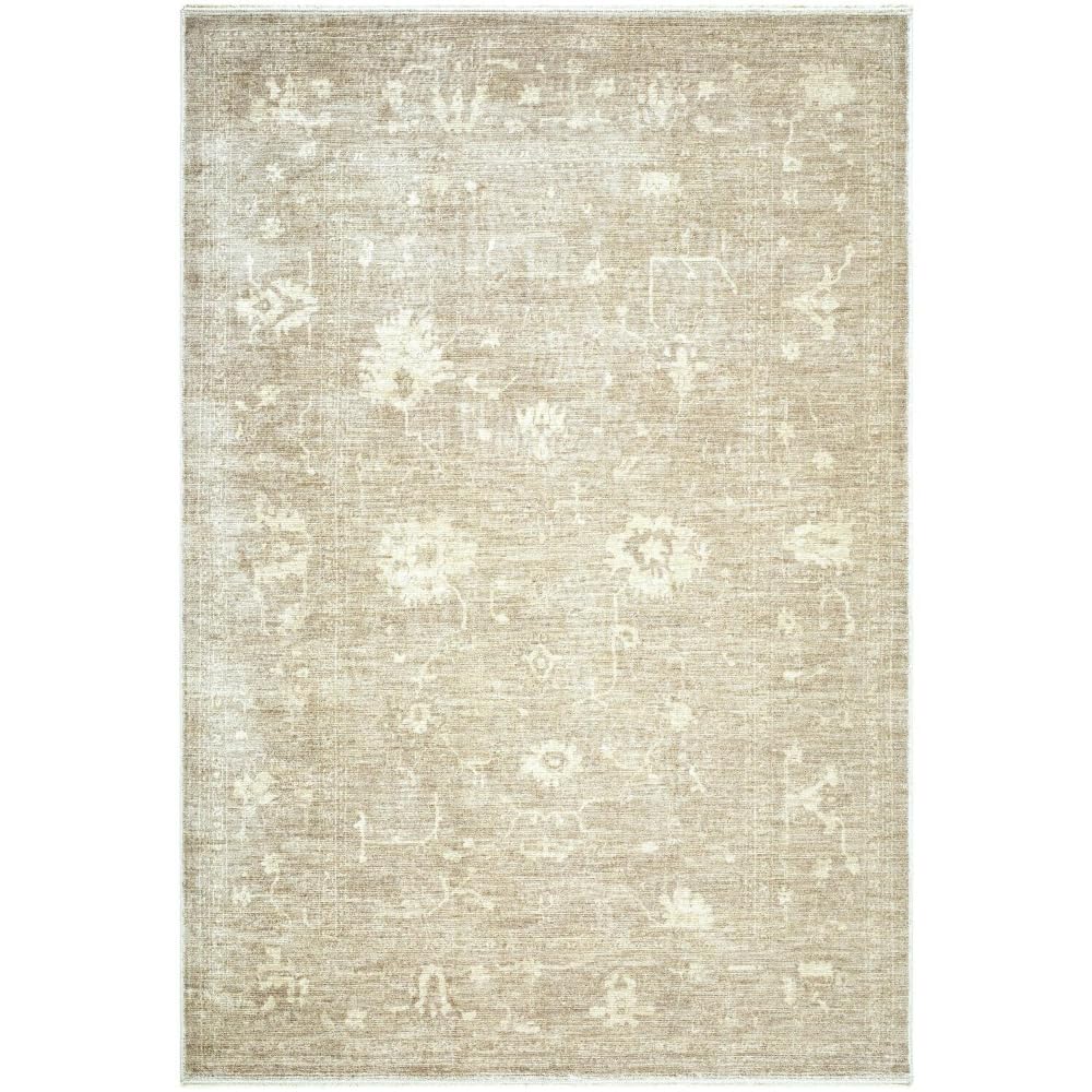 Livabliss x Galey Alix Fetscher III Vintage Damask Area Rug, 2'7" x 7'6" (8' to 9'), Light Brown