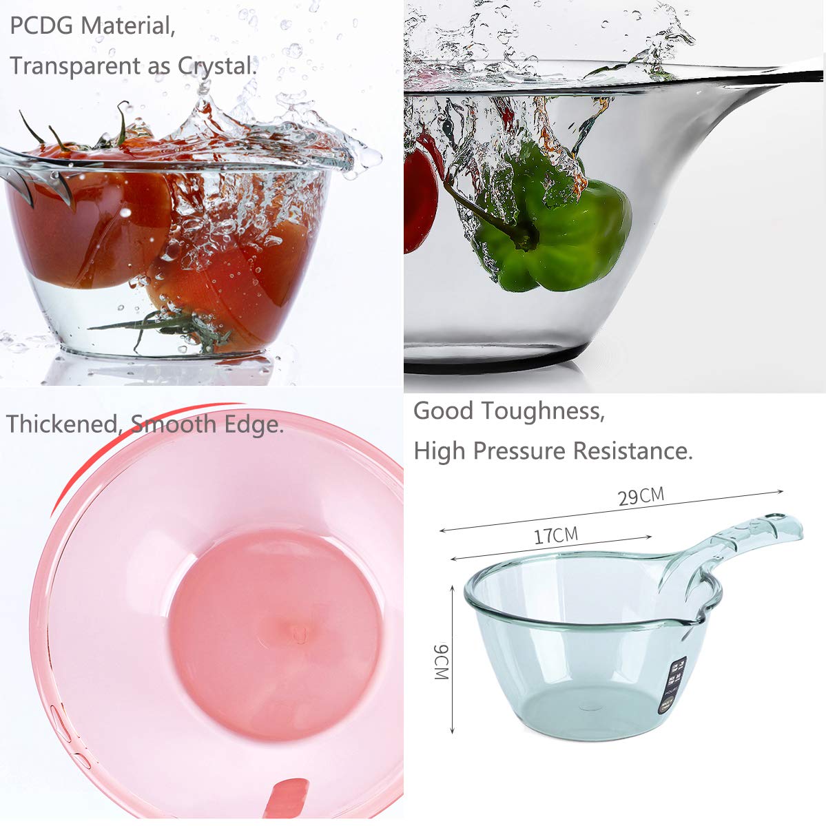 Plastic Water Ladle, Bath Ladle, Dippers, Shower Bucket, Water Bath Scoop, Bathroom Water Scoop Cup, Home Essential