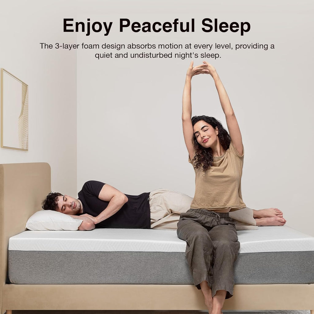 Novilla Full Mattress - 12 Inch Gel Memory Foam for Cool Comfort & Pressure Relief | Medium Plush Feel