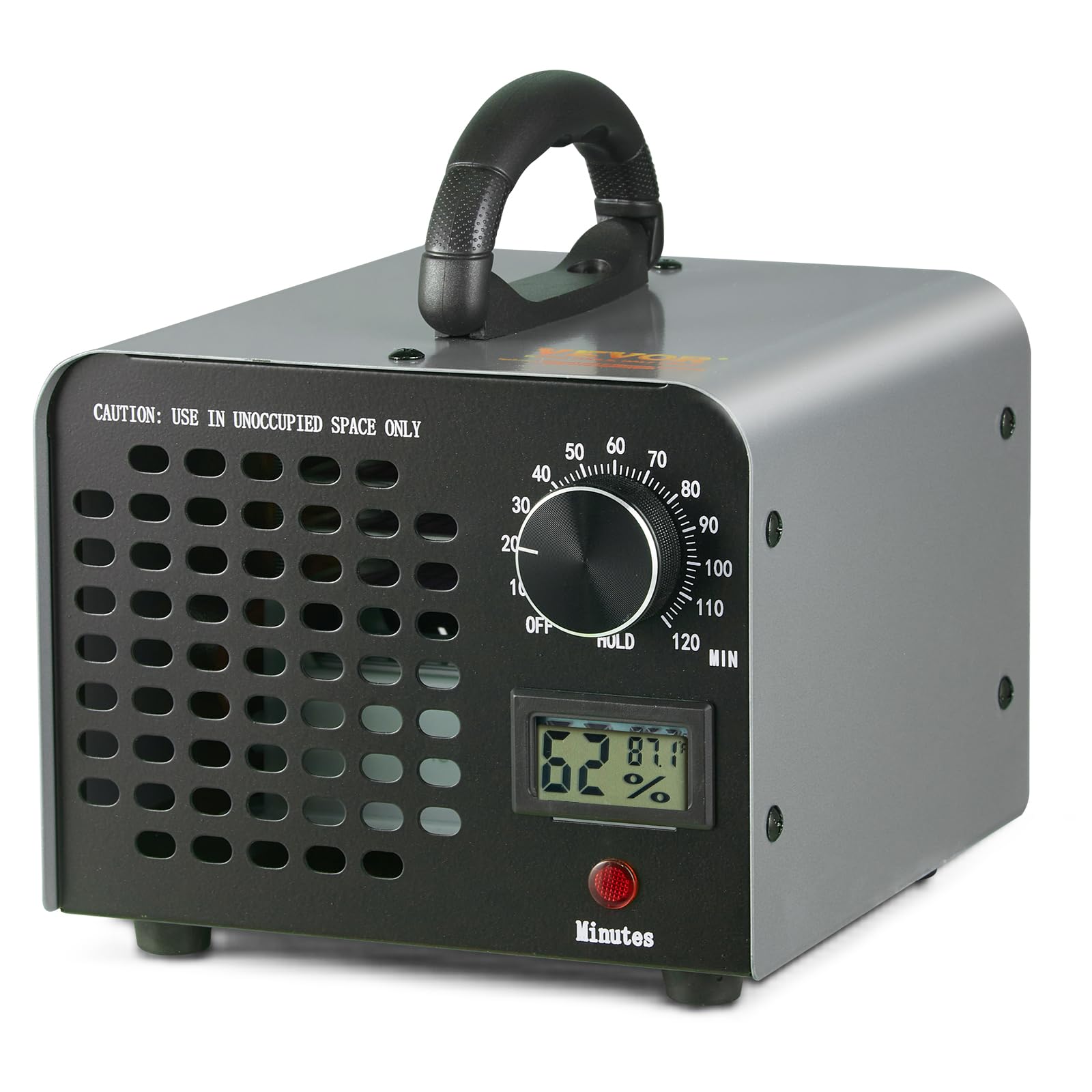 VEVOR Ozone Generator, 36000mg/h Ozone Machine, High Capacity Commercial/Industrial Ozone Generator Machine with 0-120 min Time Setting for Rooms, Cars
