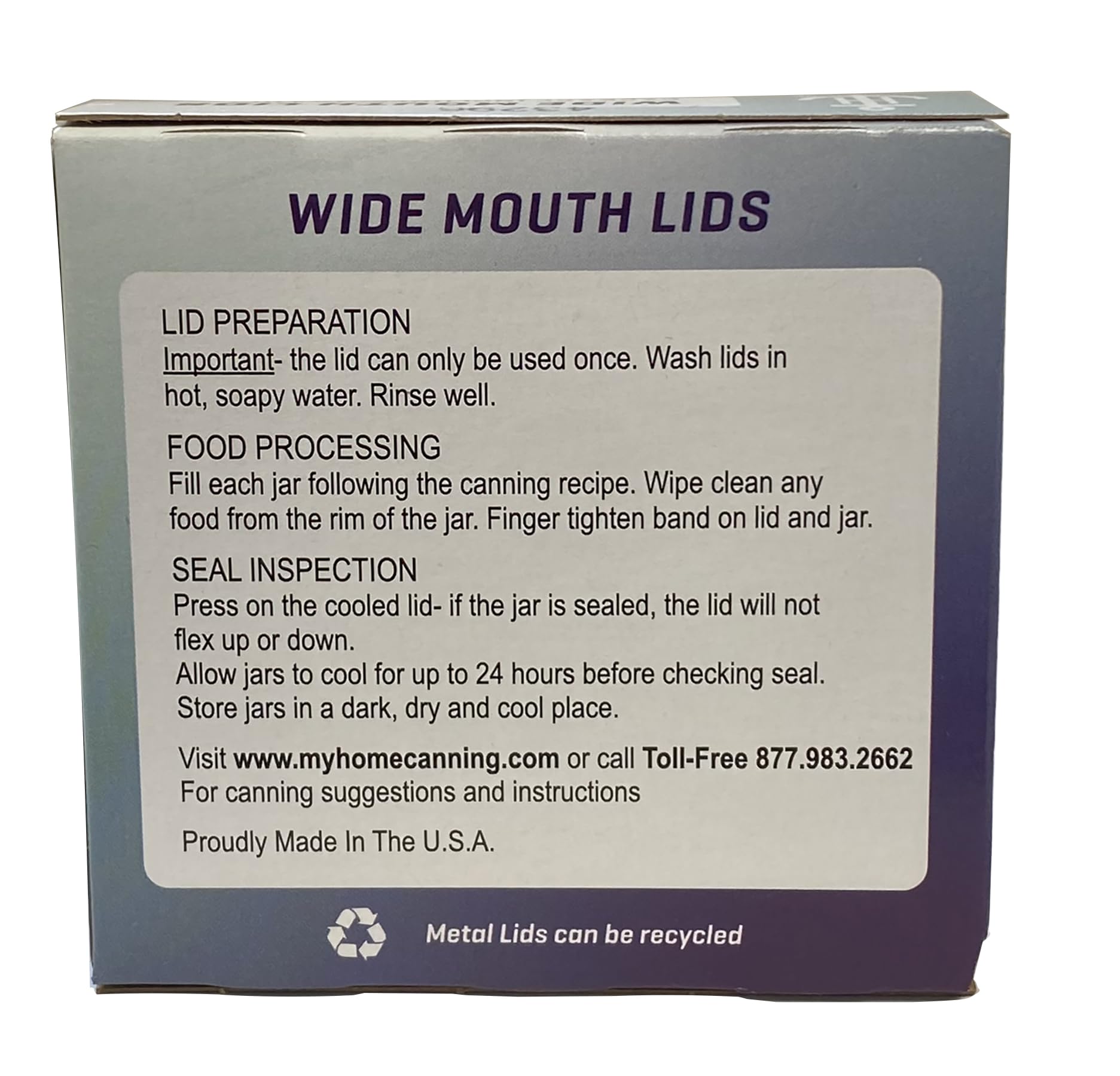 Tecnocap - 12 Wide Mouth Lids – Canning Lids for Mason Jars – Tight Seal & Leak Proof – 12 Pcs per box, 24 boxes per package.