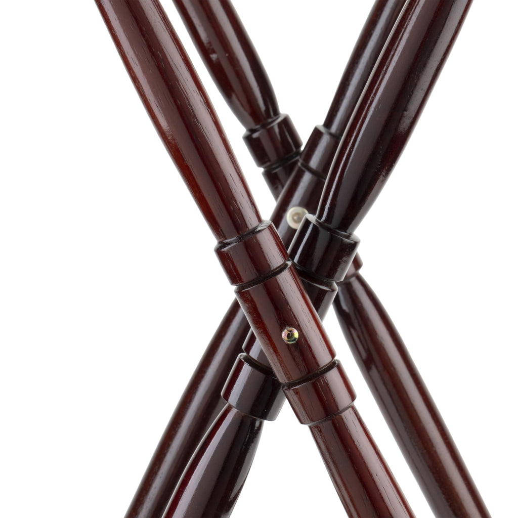 G.E.T. TSW-104 Luxurious Mahogany Tray Stand for Restaurants, 30.25”