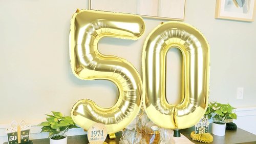 Light Gold 40-Inch Number 4 Balloon by [Brand Name] - Perfect for Birthdays, Graduations & Weddings