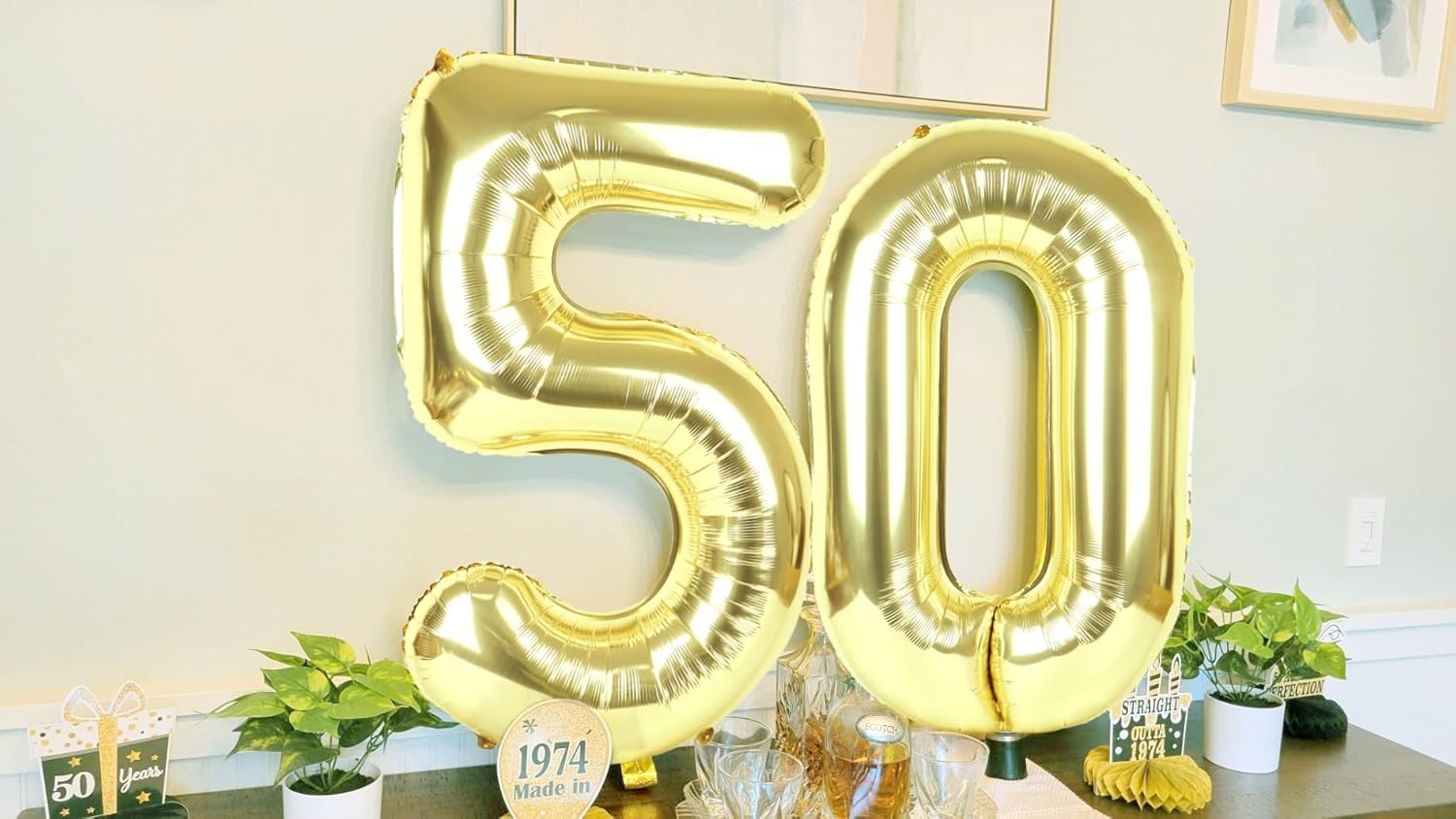 Numbers Balloon - 40 Inch Large Light Gold 3 Balloon for Birthday Decor | Perfect for Three-Year-Old Celebrations