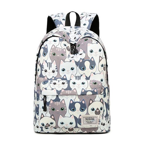 Joymoze Leisure Backpack for Girls Teenage School Bag Women Backpack Purse Cat