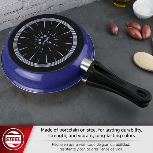 Magefesa Frittata 9.4-Inch Nonstick Double Sided Frying Pan, All-Stovetops Compatible, Dishwasher Safe – Ideal for Spanish Tortilla