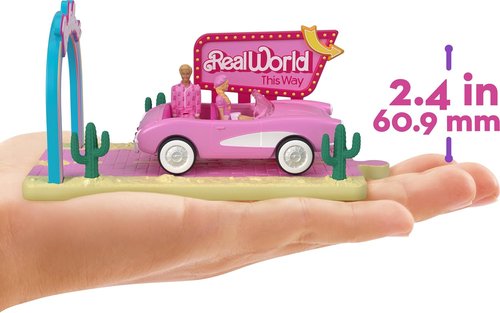 Barbie Mini Vehicle Collection - Includes 2 Dolls & Film-Inspired Vehicles | Perfect for Playtime