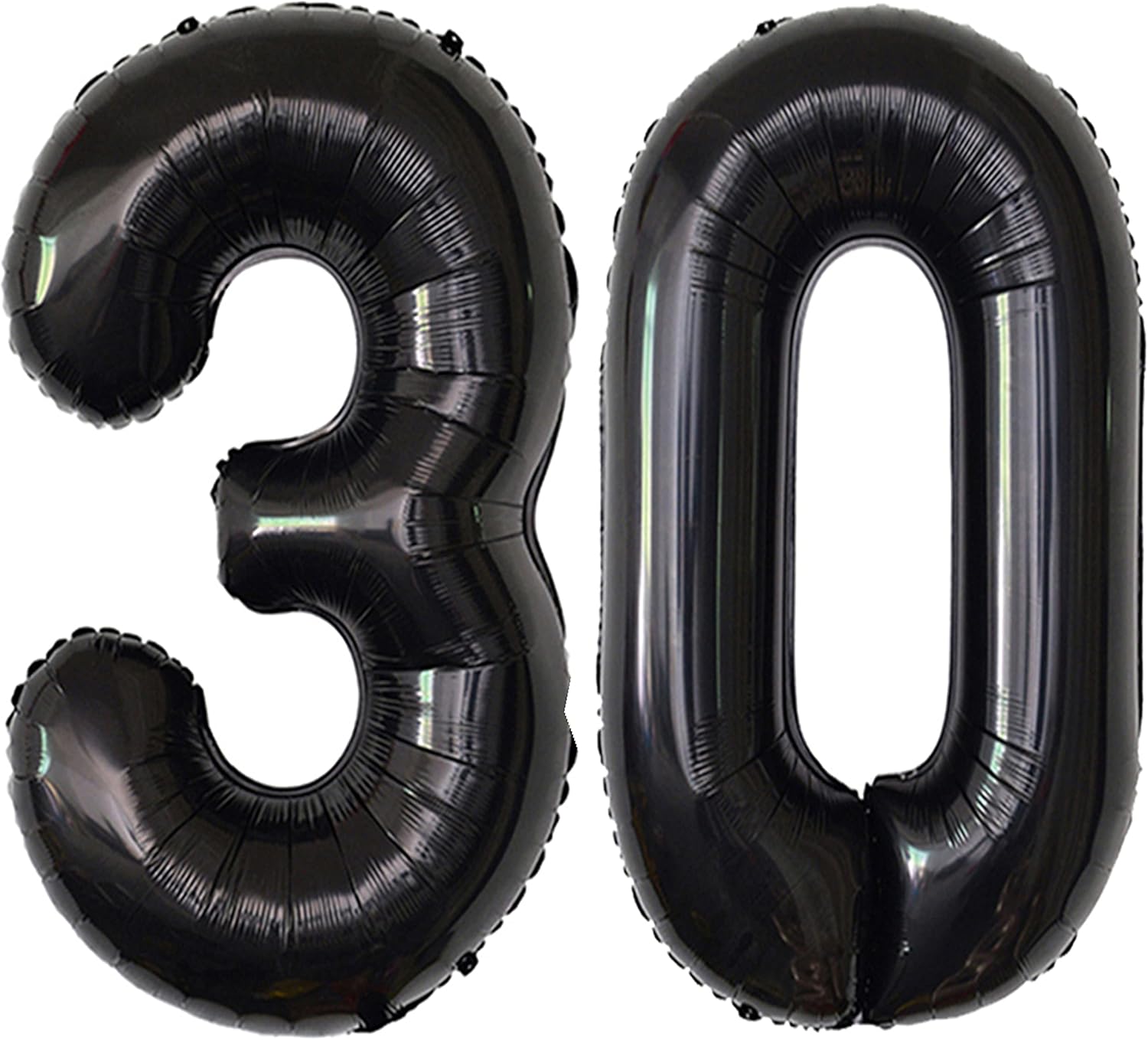 Skiennix Jumbo Number 30 Balloons - Giant Foil Mylar for 30th Birthday & Anniversary Celebrations