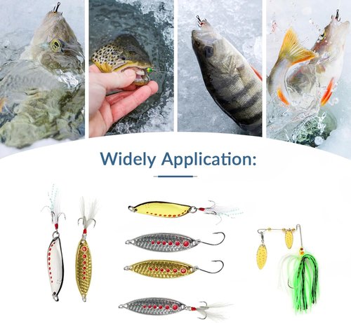 Fishing Advent Calendar 2025 - 24 Days of Premium Fishing Lures | Perfect Gift for Dads and Young Anglers