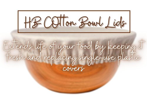 Set of 5 Linen Food Bowl Storage Covers ~ Stretchable Dish Can Lids, Fruit Vegetable Meat Preservation Fresh Keeping Bread Proofing Cover | 100% Natural Cotton and Washable
