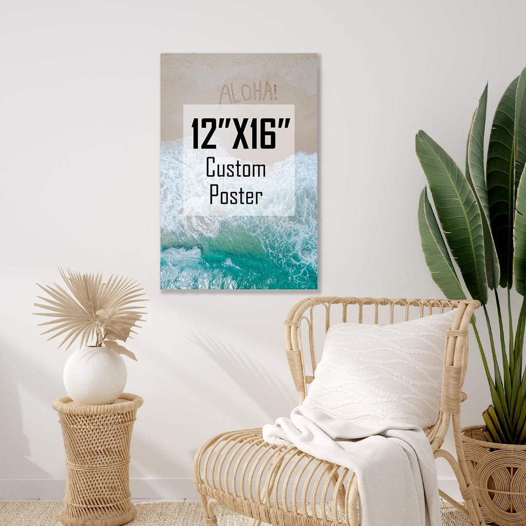 ZXDZSM Custom Canvas Prints - Personalized Photo Wall Art | Unframed 12" x 16" Size