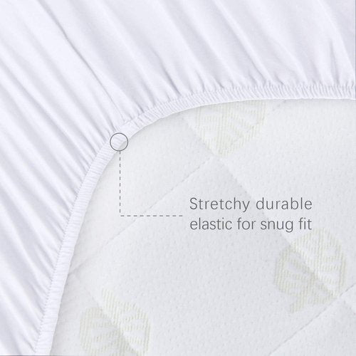 Halo Bassinet Mattress Pad Cover - Waterproof Quilted, Ultra Soft, Breathable | 2 Pack