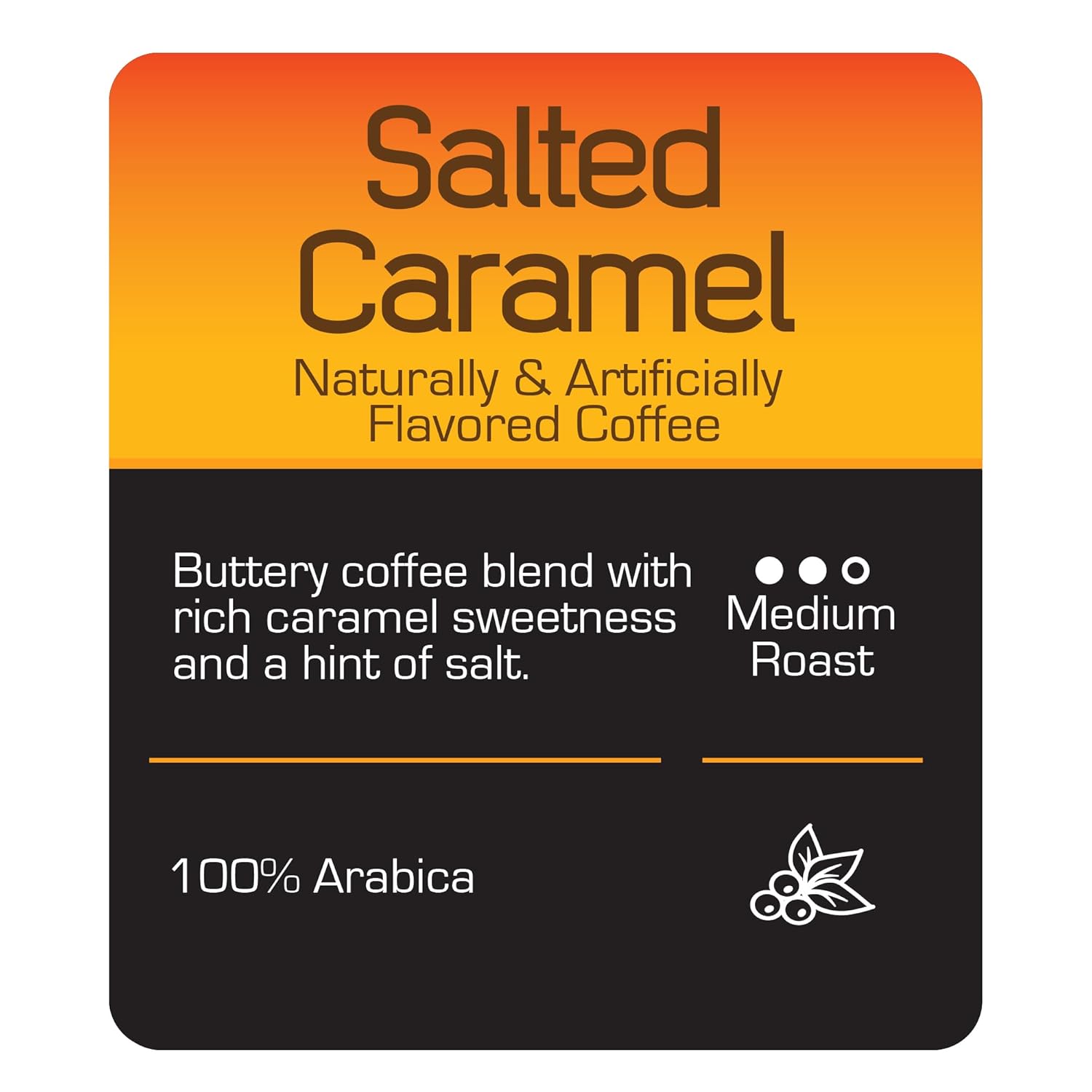 Roast Ridge Single Serve Coffee Pods - Salted Caramel Medium Roast for Keurig | 100 Count
